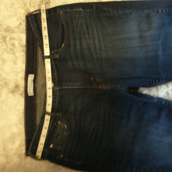 Levi woman's size 16 dark wash straight leg 505 jeans - Picture 4 of 10